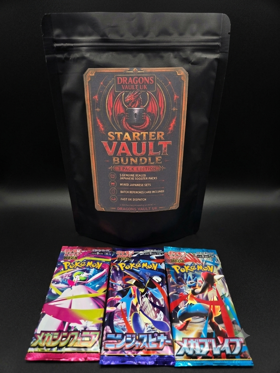Starter Vault Bundle | 3 Japanese Pokémon Booster Packs