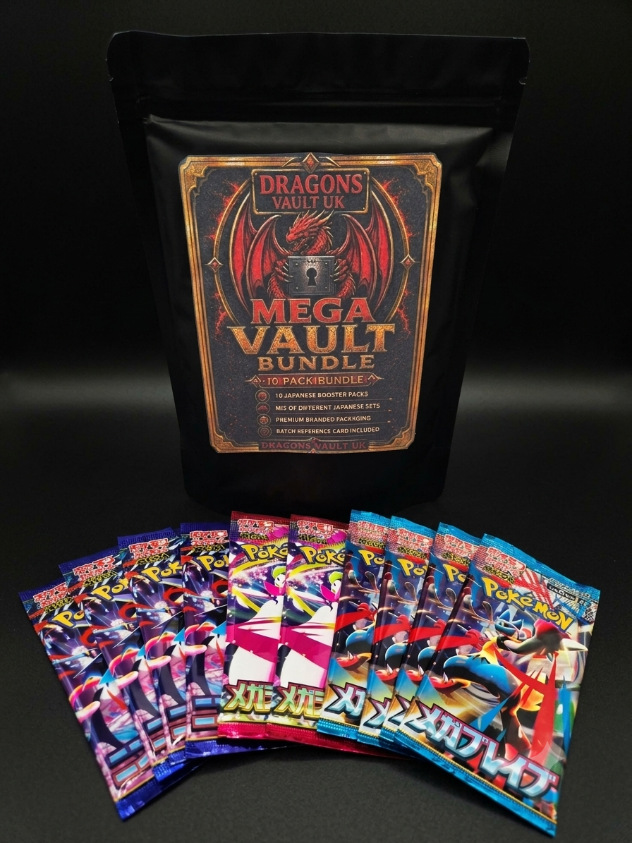 Mega Vault Bundle | 10 Japanese Pokémon Booster Packs
