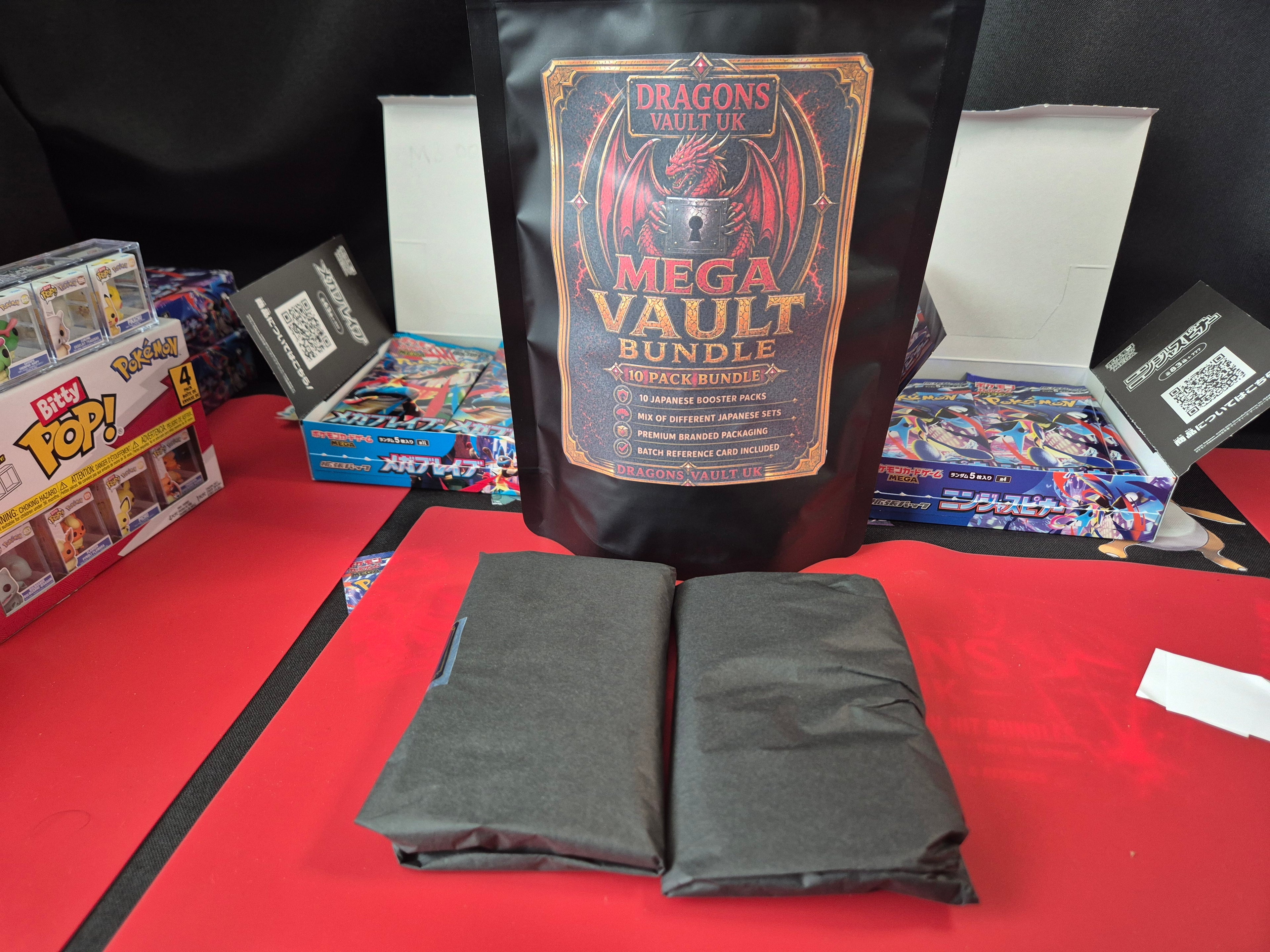 Mega Vault Bundle | 10 Japanese Pokémon Booster Packs