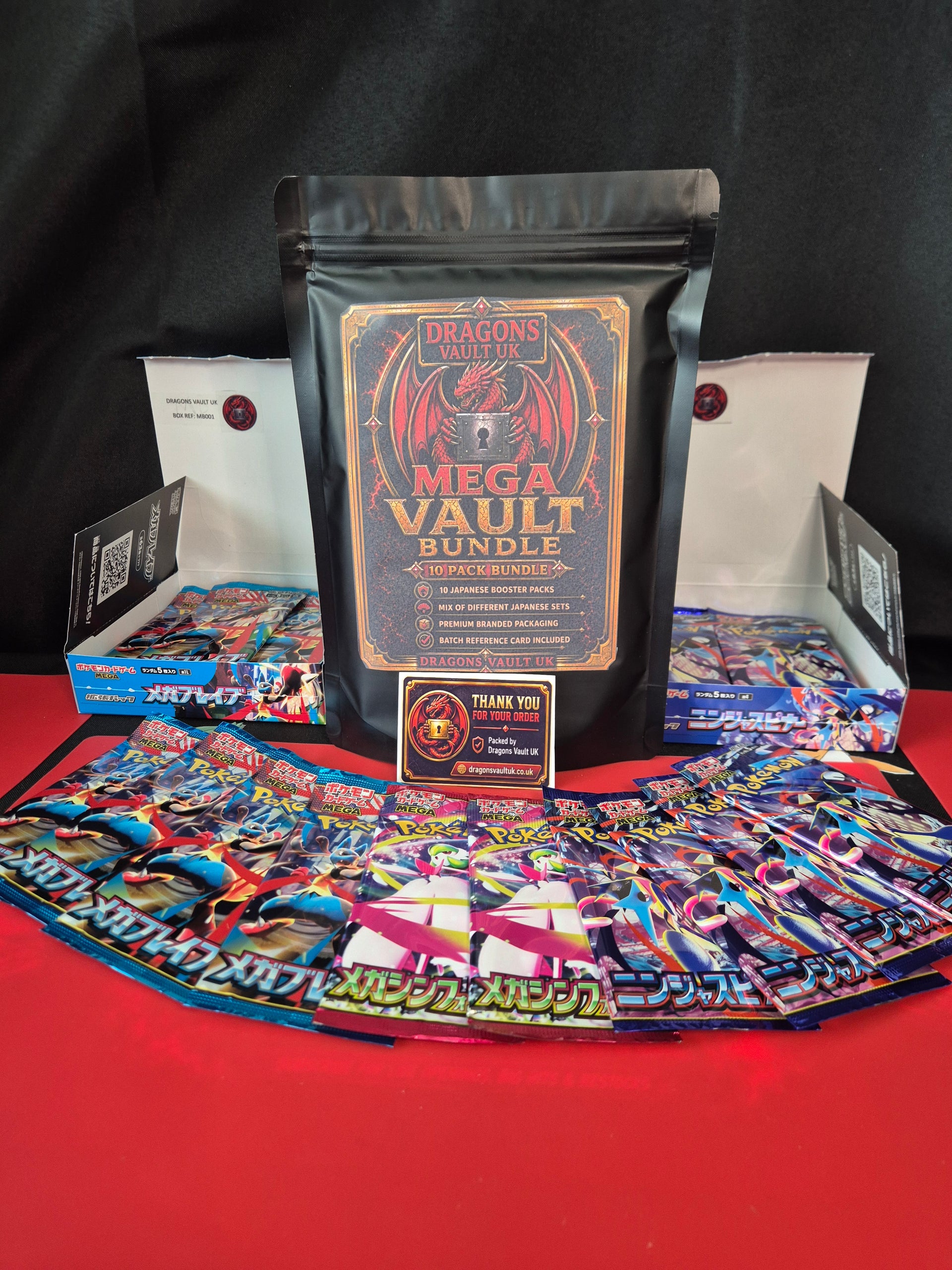 dragon vault booster box Cardfight!! Vanguard Mega Vault Bundle, 10 Japanese