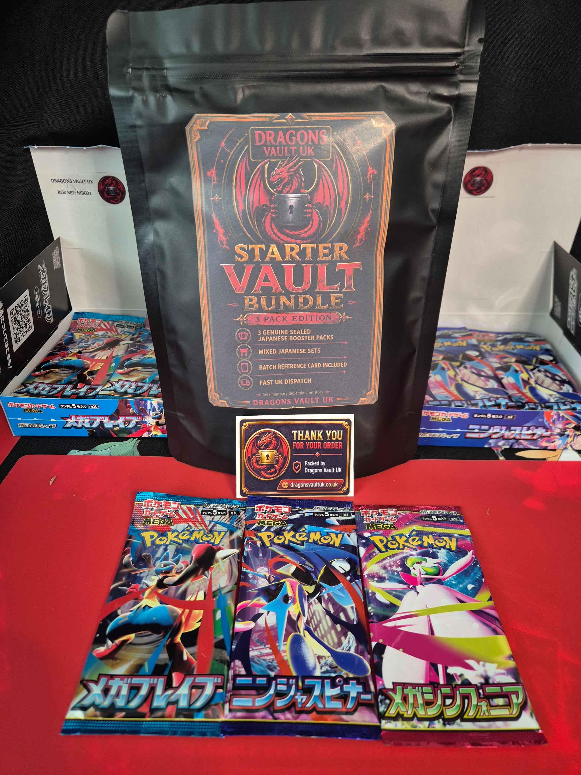 japanese booster box uk Starter Vault Bundle | 3 Japanese Pokémon Booster Packs